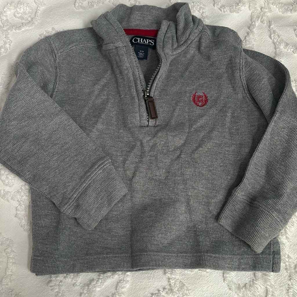 Chaps Gray Pullover